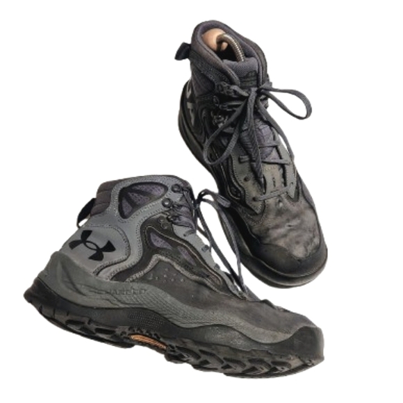 Under Armour Charged Raider Waterproof Hiking Boots Grey 9 - Picture 1 of 11